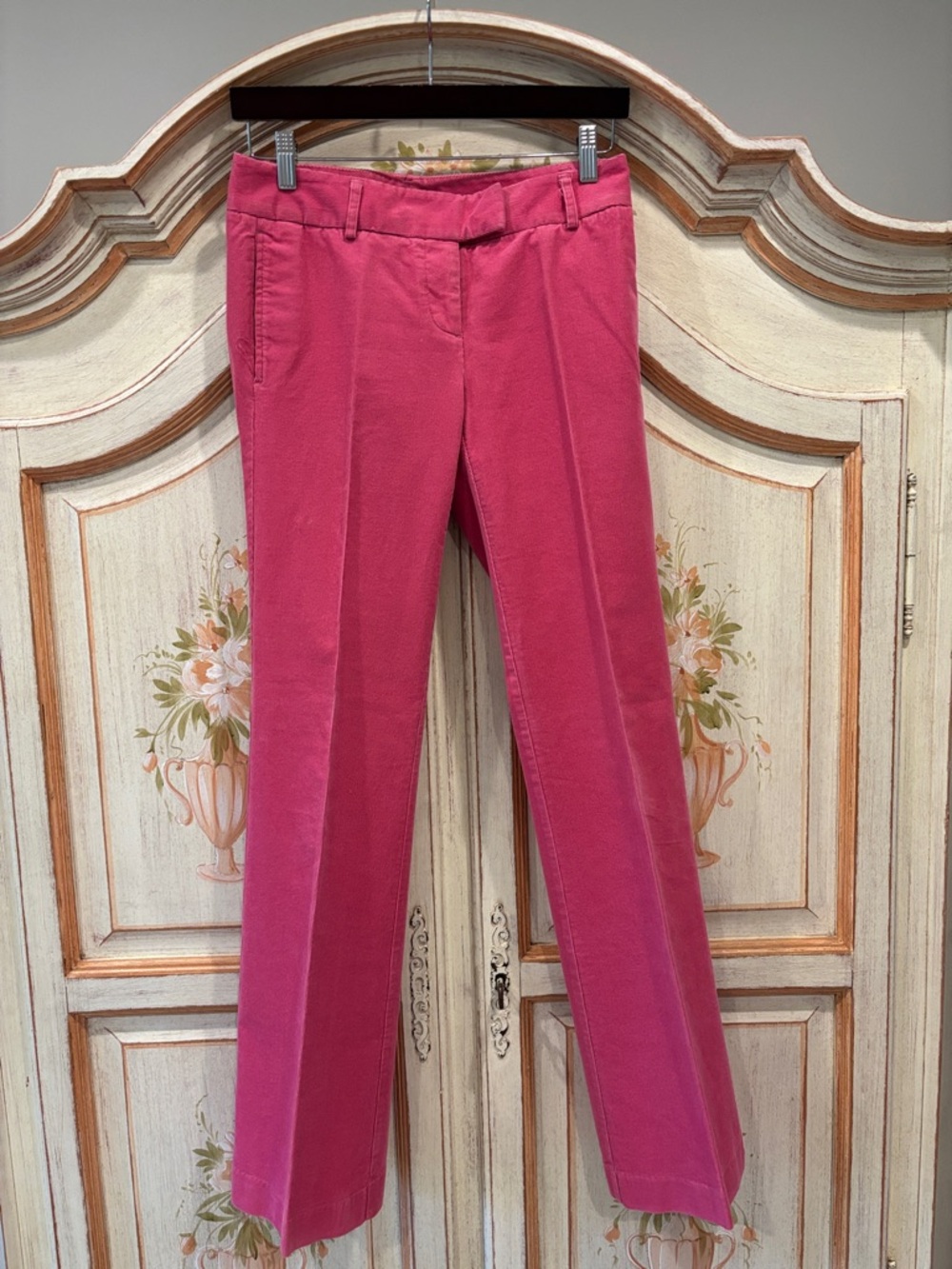 J. Crew Pink Corduroy Pants Low Fit Size 2